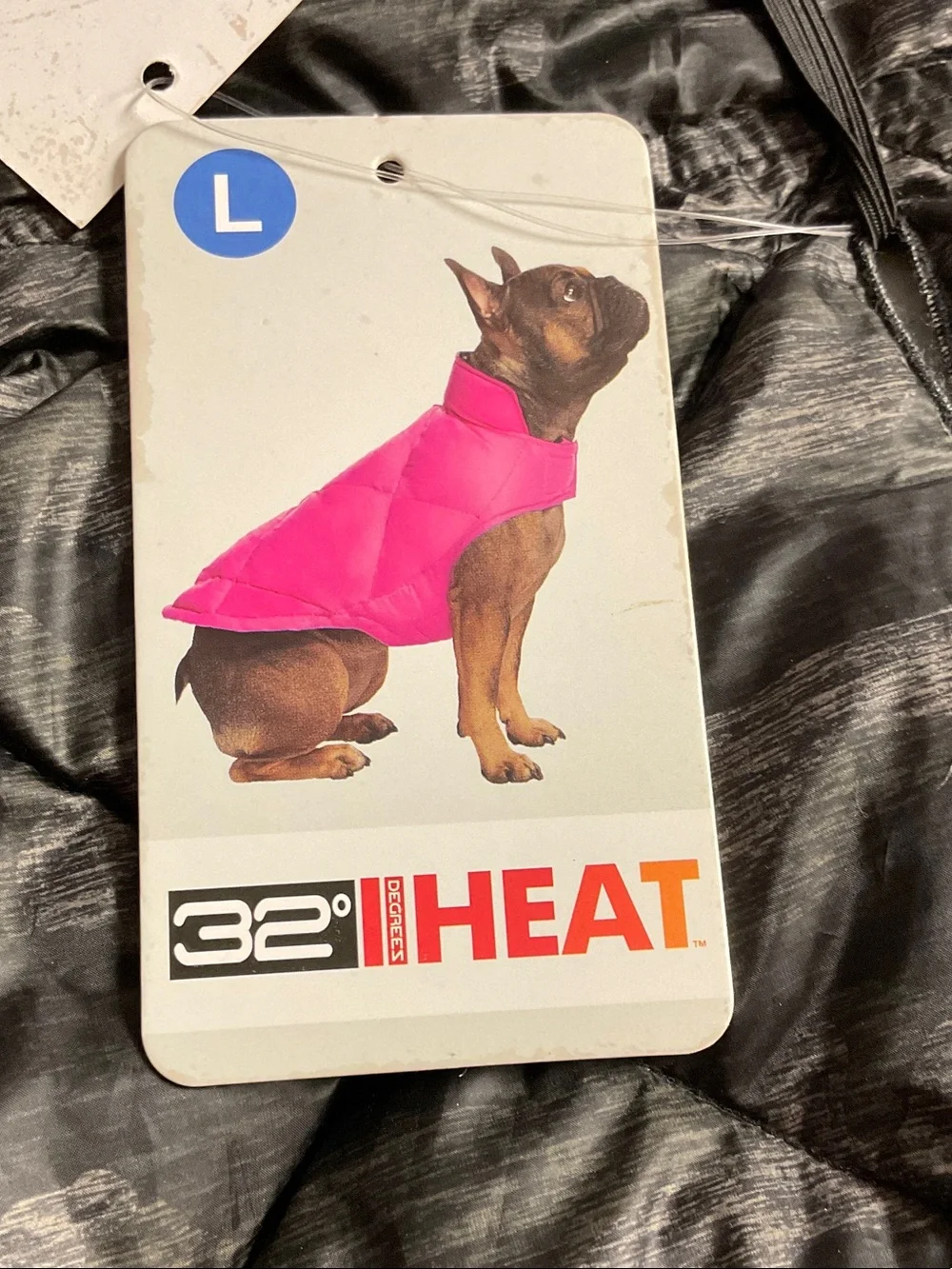 32 Degrees Black Quilted Ultra Light Dog Coat